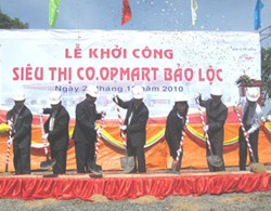 Khởi công siêu thị Co.op Mart Củ Chi